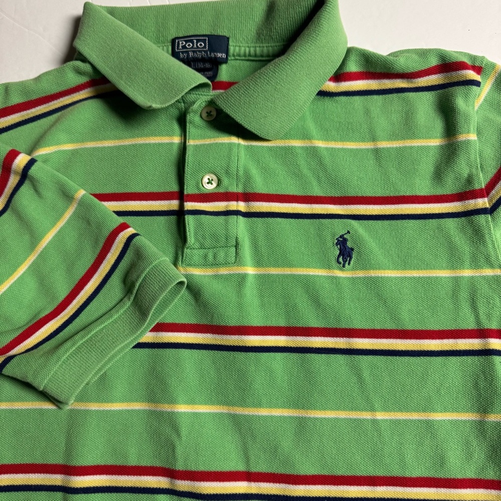 Polo Ralph Lauren Boys Large Size 14/16 Short Sleeve Polo